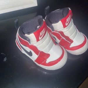 Infant Jordan booties.